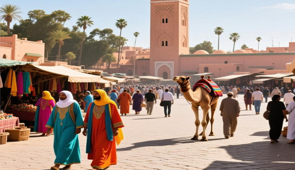 武汉到摩洛哥夕阳红旅游-异国美景等你来赏-三国15日游